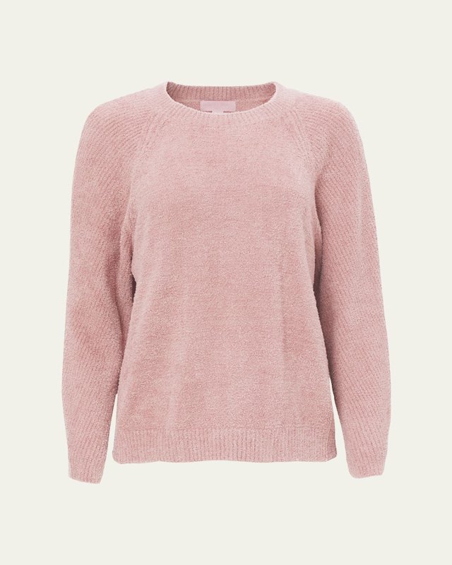 CozyChic Lite Ribbed Raglan-Sleeve Pullov